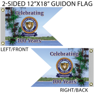 Pine Beach Centennial 12x18 Guidon Flag